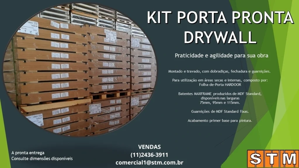 kit porta pronta Drywall