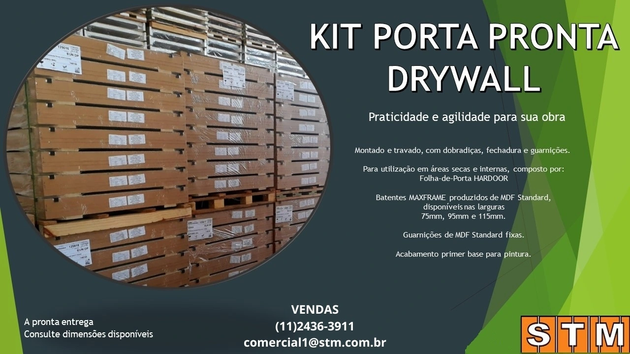 kit porta pronta Drywall